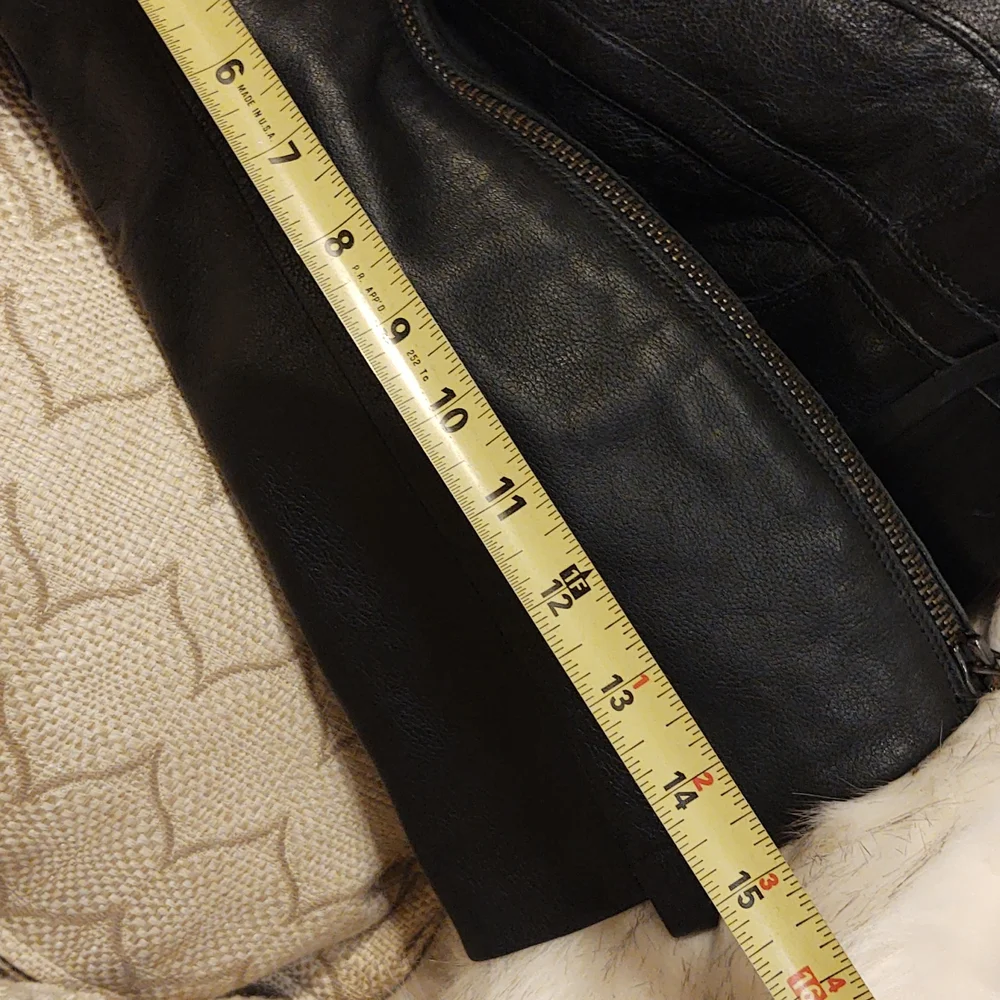 Calvin Klein leather knee boots - Picture 4 of 12